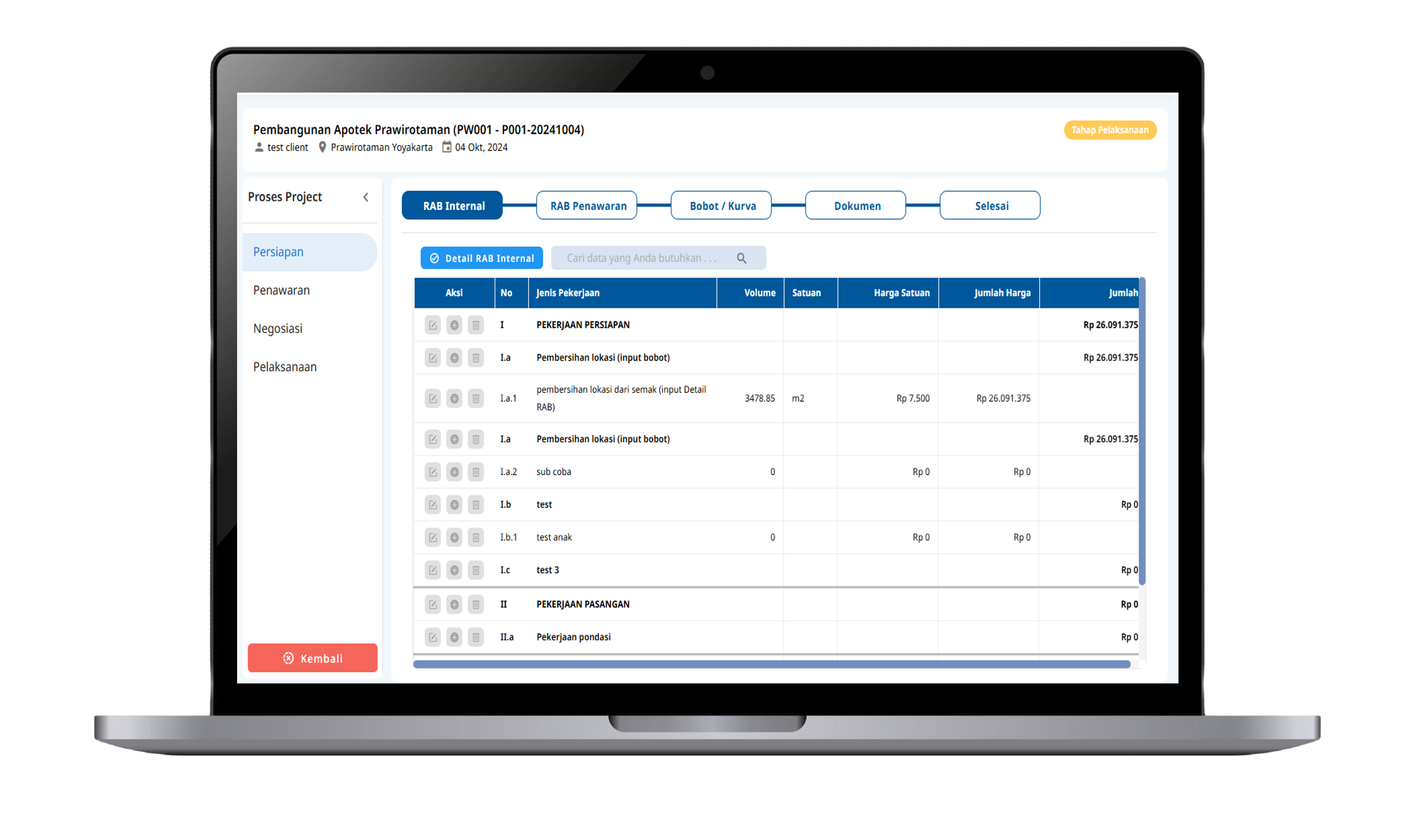 Amanata Project Management System